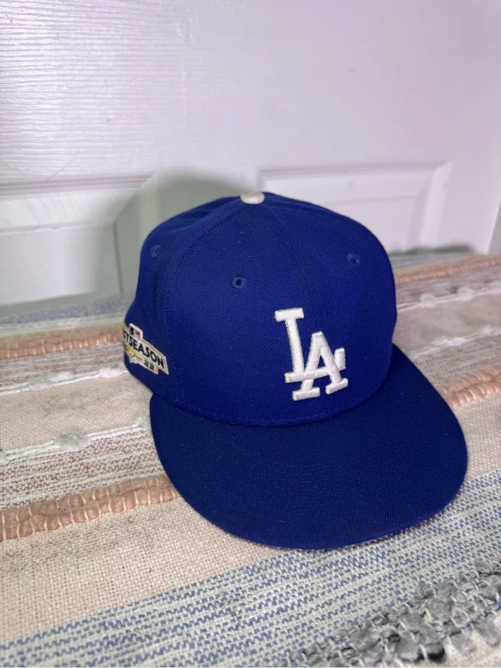 New Era Royal Blue LA Dodgers Snapback Hat with White Logo